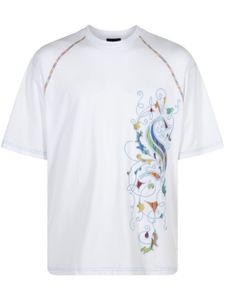 Supreme x Coogi t-shirt à broderies - Blanc