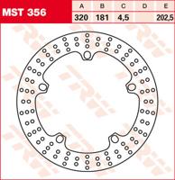 TRW Remschijf, remschijven voor de moto, MST356