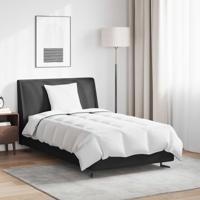 VidaXL Winter dekbed met kussen 2 pcs wit donsveertjes