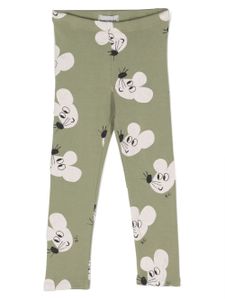 Bobo Choses legging à imprimé souris - Vert