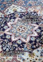 Hanse Home - Villeroy & Boch 1870 Short Pile Rug Etienne Light Blue Cream - 190x285 cm