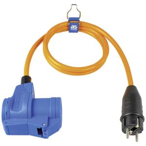 AS Schwabe 62436 Camping-adapterkabel 16 A 3-polig 1 stuk(s)