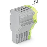 WAGO 2020-106/000-036 Connector, female Grijs, Groen, Geel 25 stuk(s)