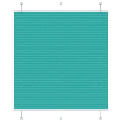 Pliss rolgordijn 115x150cm stofbreedte 114,4cm petrol groen