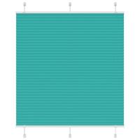 Pliss rolgordijn 115x150cm stofbreedte 114,4cm petrol groen
