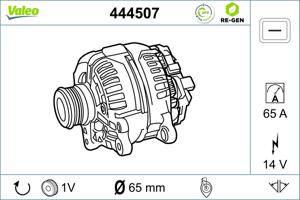 Valeo Alternator/Dynamo 444507