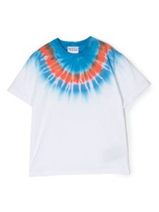 Marcelo Burlon County Of Milan Kids t-shirt en coton à motif tie-dye - Blanc