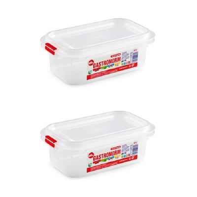 Plasticforte Vershoudbakje vriezer en magnetron - 4x - 600 ML - kunststof