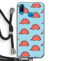 Dinosawrr: Huawei P20 Lite Transparant Hoesje met koord
