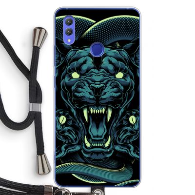 Cougar and Vipers: Honor Note 10 Transparant Hoesje met koord