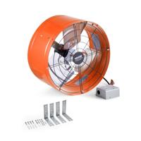 VEVOR zolderafzuigventilator 1650CFM 380x200mm instelbare thermostaat - thumbnail