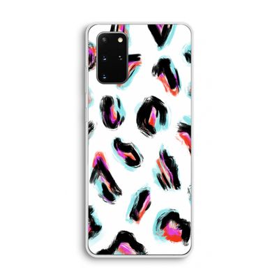 Cheetah color: Samsung Galaxy S20 Plus Transparant Hoesje