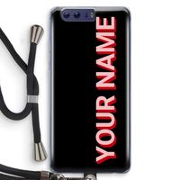 Namecase: Honor 9 Transparant Hoesje met koord