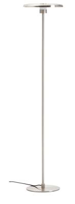 Kave Home Vloerlamp 'Nuvira' Gesatineerd metaal, kleur Zilver