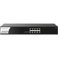 Draytek VigorSwitch G1085 Managed Gigabit Ethernet (10/100/1000) 1U Zwart, Zilver