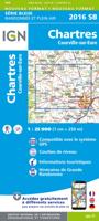 Wandelkaart - Topografische kaart 2016 SB - Serie Bleue Chartres, Courville-sur-Eure | IGN - Institut Géographique National
