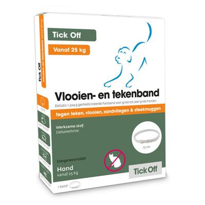 Tick Off Tick Off Vlooien- en Tekenband Vanaf 25kg 75cm