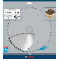 Bosch Professional Cirkelzaagblad voor Hout | PRO Wood | Ø 250mm Asgat 30mm 60T - 2608640729