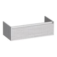 Brauer Hope Wavy - Onderkast - 100 cm - met 1 Softclose Lade Greeploos en 1 Sifon Uitsparing - Forest Seashell