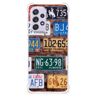 Samsung Galaxy A33 Anti-shock Hoesje met foto Kentekenplaten Samsung Galaxy A33 Anti-shock Hoesje met foto Kentekenplaten