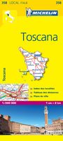 Wegenkaart - landkaart 358 Toscane - Toscana | Michelin - thumbnail