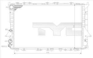 Tyc Radiateur 702-0027