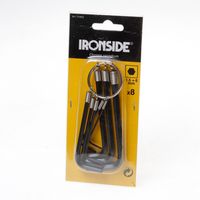Inbussleutelset 8dlg 1.5-6mm m.ring