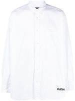 Comme des Garçons Homme chemise en coton à patch logo - Blanc