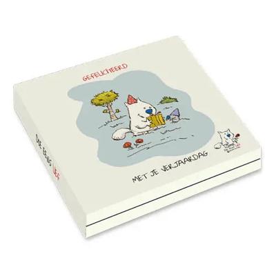 Kaartenmapje Doe eens lief - Feestmuts Gefeliciteerd 10 Stuks