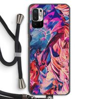 Pink Orchard: Xiaomi Redmi Note 10 5G Transparant Hoesje met koord