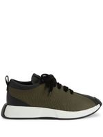 Giuseppe Zanotti baskets Ferox en cuir - Vert - thumbnail