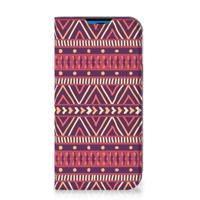 iPhone 14 Pro | Hoesje met Magneet | Aztec Paars