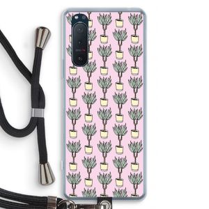 Boompje: Sony Xperia 5 II Transparant Hoesje met koord