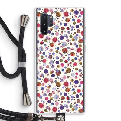 Planets Space: Samsung Galaxy Note 10 Plus Transparant Hoesje met koord