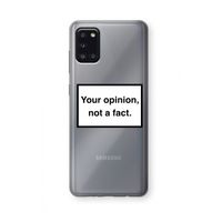 Your opinion: Samsung Galaxy A31 Transparant Hoesje