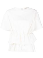 Goen.J blouse à volants - Blanc Goen.J blouse à volants - Blanc