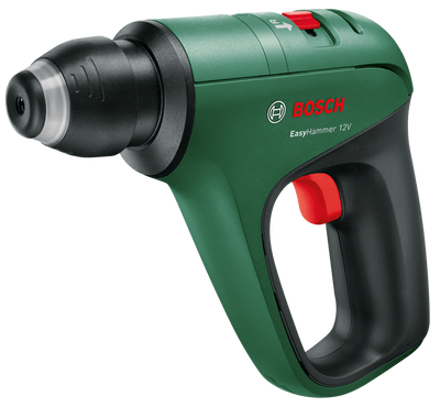 Bosch Groen EasyHammer 12V Accu Boorhamer | 0,5 J | Incl 2 boren en 6 lange bits | In doos - 06039D0000