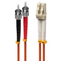 Lindy 46492 Glasvezel kabel 3 m LC ST OM2 Oranje
