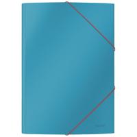Elastomap leitz cosy a4 3-kleps blauw | 10 stuks