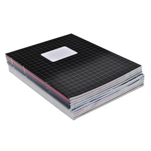 School schriften - 20x st - gekleurd - ruitjes 10 mm - A5 - ruitjesschriften