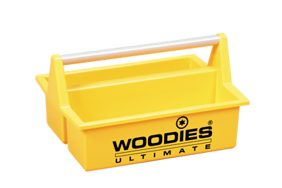 Woodies Ultimate draagkist geel leeg handgreep, bedrukking en etiket | 1 stuk - 61999023