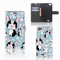 Wiko Lenny Telefoonhoesje met Pasjes Hondjes - thumbnail