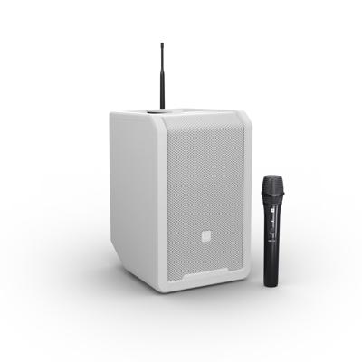 LD Systems ANNY® 8 HHD accu speaker met 1 draadloze microfoon Pure white