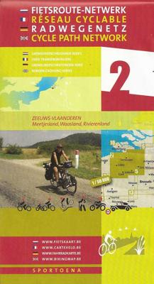 Fietskaart 2 Fietsroute-Netwerk Groen Zeeuws-Vlaanderen | Sportoena