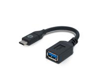 HP 2UX19AA USB-kabel USB 3.2 Gen 1 (3.1 Gen 1) 0,1 m USB C USB A Zwart - thumbnail