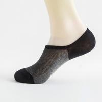 3 Pairs mesh ademend onzichtbare deodorant zweet sokken grootte: One size (zwart + Deep Grey)