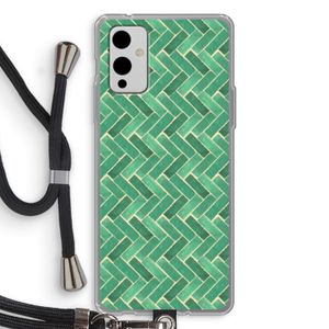 Moroccan tiles 2: OnePlus 9 Transparant Hoesje met koord
