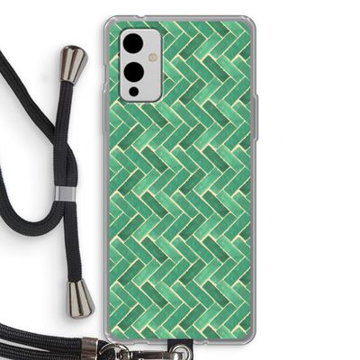 Moroccan tiles 2: OnePlus 9 Transparant Hoesje met koord