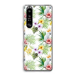 Gele kuif: Sony Xperia 1 III Transparant Hoesje