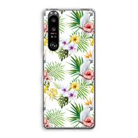 Gele kuif: Sony Xperia 1 III Transparant Hoesje